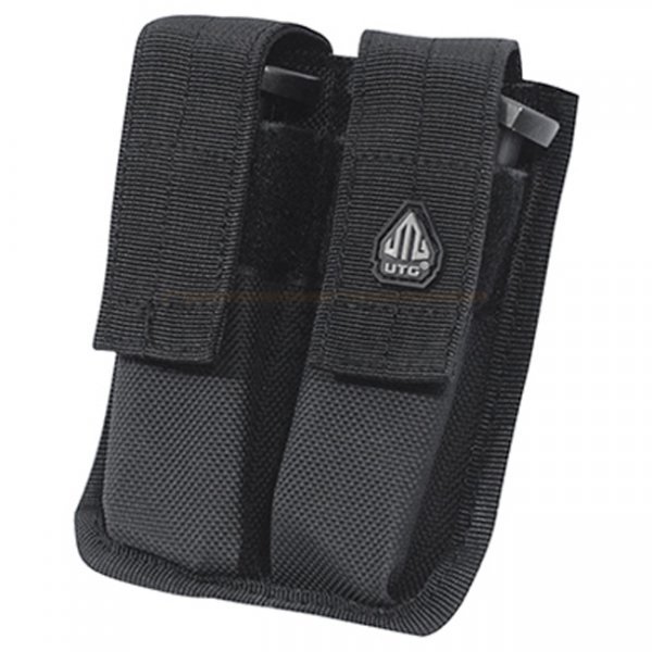 Leapers Dual Pistol Mag Pouch - Black