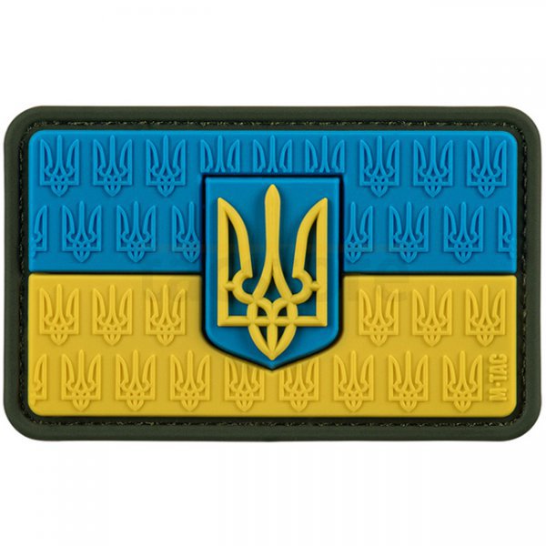 M-Tac Flag of Ukraine & Coat of Arms Rubber Patch - Colored