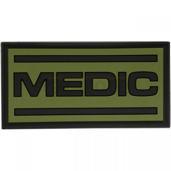 M-Tac Medic Rubber Patch - Olive / Black
