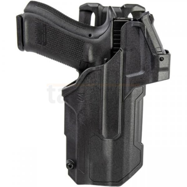 BLACKHAWK T-Series L2D RDS Duty Holster Glock 17/19/22/23/31/32/45/47 TLR-7/8 RH - Black