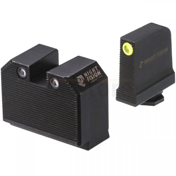 Night Fision Optics Ready Stealth Night Sight Set Glock 17/19/34 & DPP/509T/Romeo Pro - Yellow