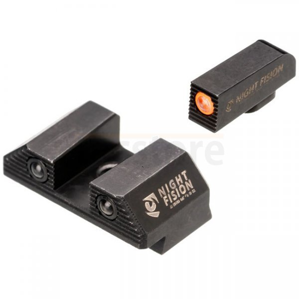 Night Fision Optics Ready Stealth Night Sight Set Glock 43/43X/42/48 - Orange