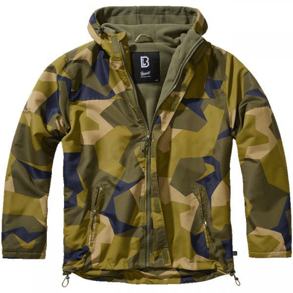 Brandit Windbreaker Frontzip - Swedish Camo M90 - XL