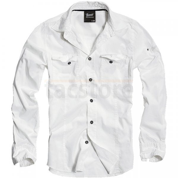 Brandit Shirt Slim - White - 4XL