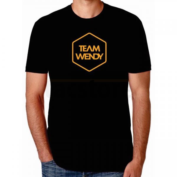 Team Wendy Hexagon T-Shirt - Black - M