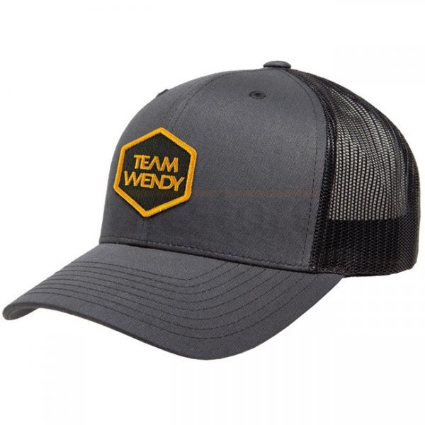 Team Wendy Hexagon Trucker Hat - Grey