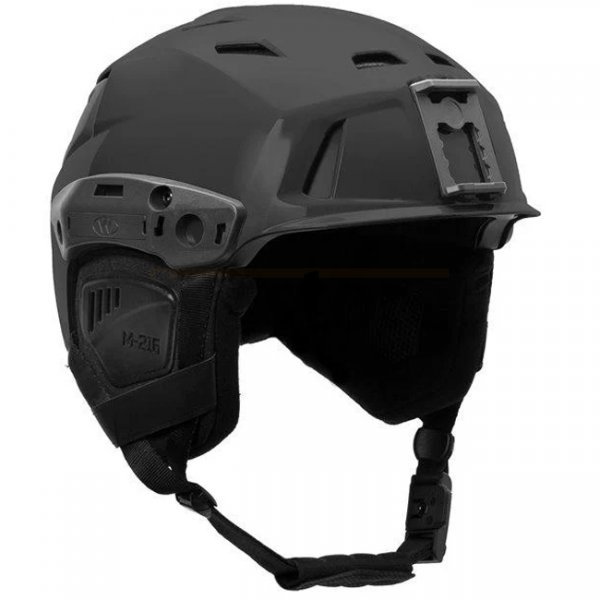 Team Wendy M-216 Backcountry Ski SAR Helmet & Switch Rail - Black - L