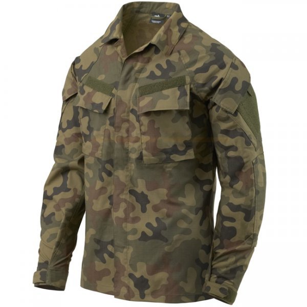 Helikon-Tex Raid Shirt - PolyCotton Stretch Ripstop - PL Woodland - XL