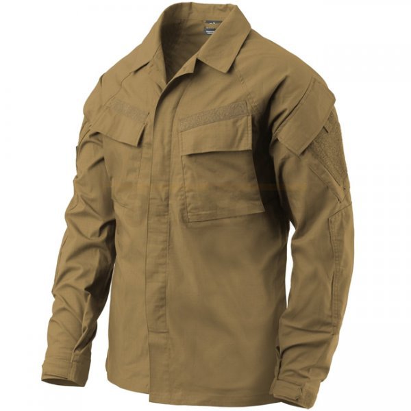 Helikon-Tex Raid Shirt - PolyCotton Stretch Ripstop - Coyote - S