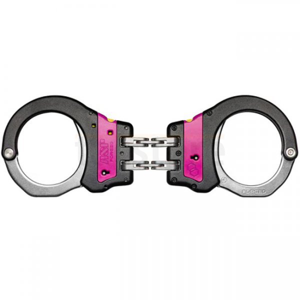 ASP Identifier Hinge Ultra Plus Cuffs Steel Bow - Pink