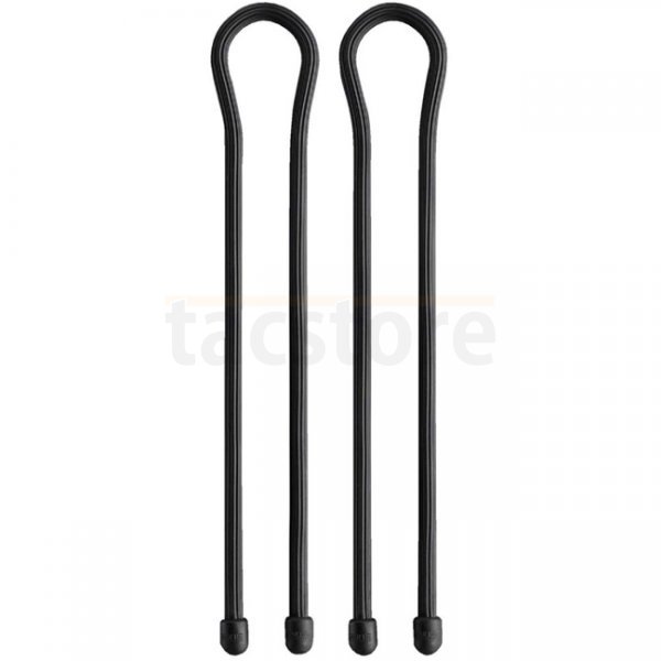 Nite Ize Gear Tie Reusable Rubber Twist Tie 2 Pack 18 Inch - Black