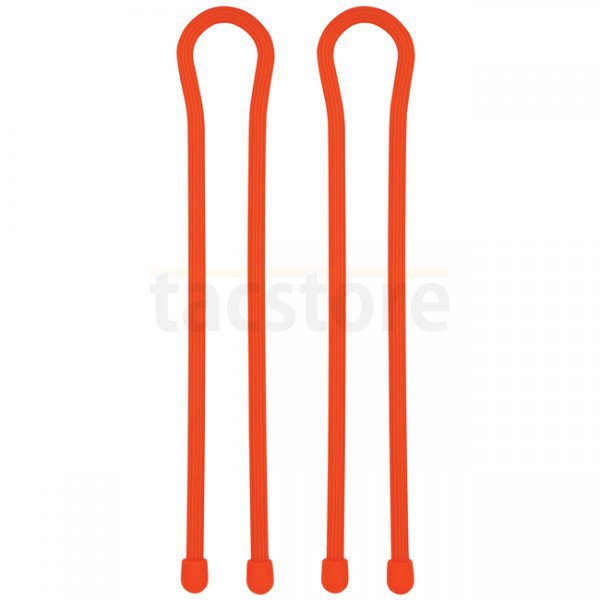 Nite Ize Gear Tie Reusable Rubber Twist Tie 2 Pack 24 Inch - Orange