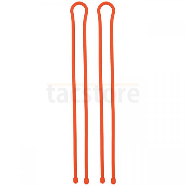 Nite Ize Gear Tie Reusable Rubber Twist Tie 2 Pack 32 Inch - Orange