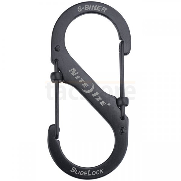 Nite Ize S-Biner Stainless Steel SlideLock #4 - Black