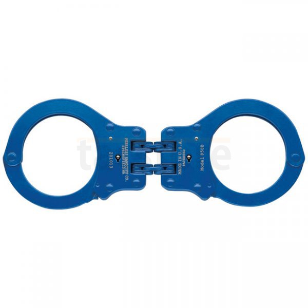 Peerless Model 850C Hinged Handcuff - Blue