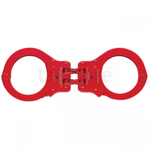 Peerless Model 850C Hinged Handcuff - Red