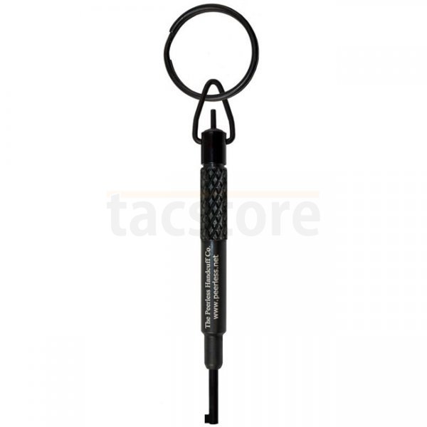 Peerless Oversize Handcuff Key Ring - Black