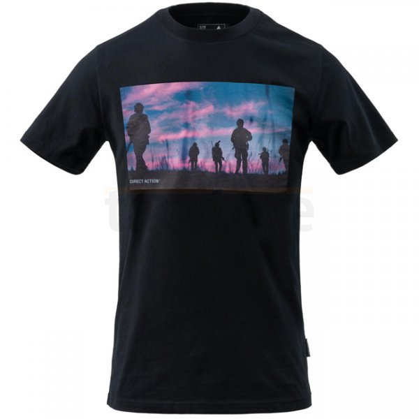 Direct Action Sunset T-Shirt - Black - S