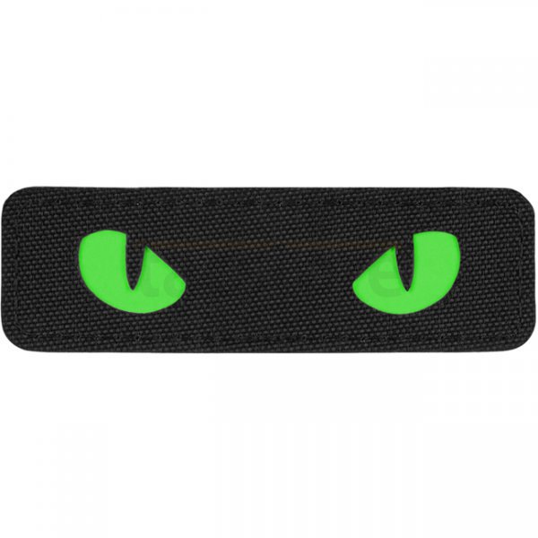 M-Tac Green Cat Eyes Laser Cut Patch - Black