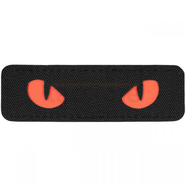 M-Tac Red Cat Eyes Laser Cut Patch - Black