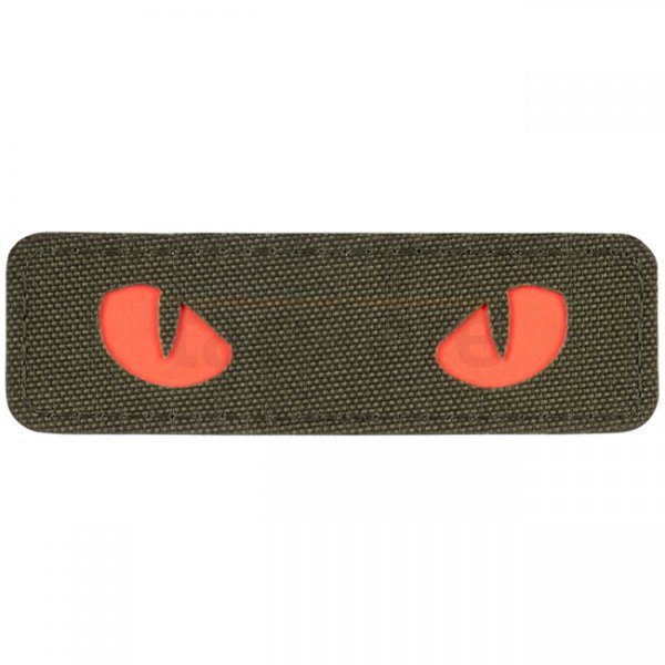 M-Tac Red Cat Eyes Laser Cut Patch - Ranger Green