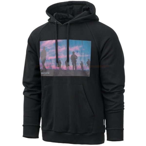 Direct Action Hoodie Sunset - Black - S