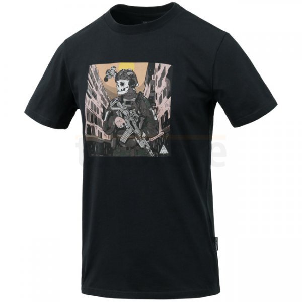 Direct Action T-Shirt DA Skeleton - Black - M