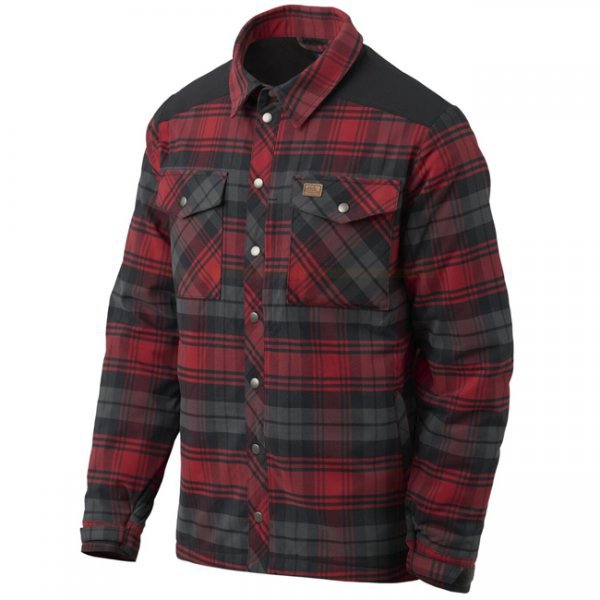 Helikon-Tex Winter Warden Shirt - Slate Crimson Plaid - M