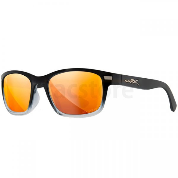 Wiley X WX Helix Captivate Polarized Bronze Mirror - Black