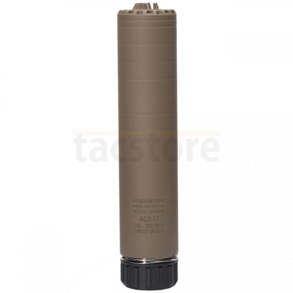 Acheron ACS E1 HexaLug Suppressor 300 AAC Blackout - Dark Earth