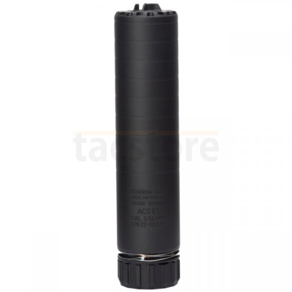 Acheron ACS E1 HexaLug Suppressor 5.56mm - Black