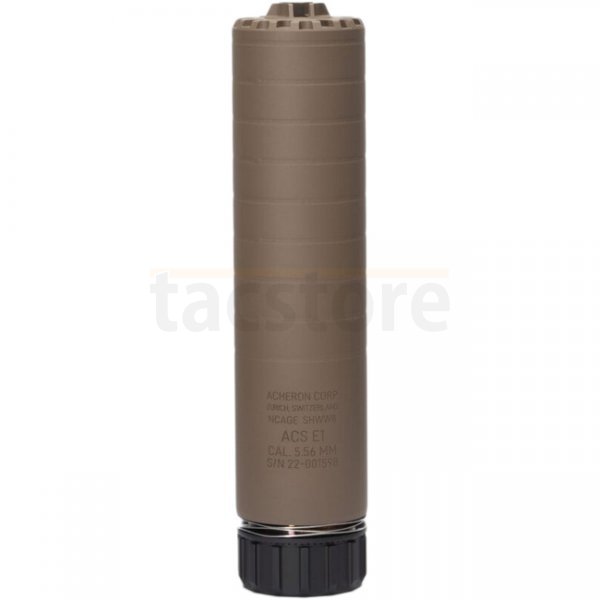 Acheron ACS E1 HexaLug Suppressor 5.56mm - Dark Earth