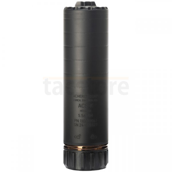 Acheron ACS-K HexaLug Suppressor 5.56mm - Black