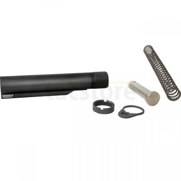 Geissele AR15 Premium Mil-Spec Buffer Tube Assembly & Super 42 H1 - Black