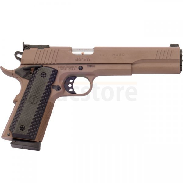 Schmeisser Hugo 1911 6 Inch .45 ACP - Dark Earth