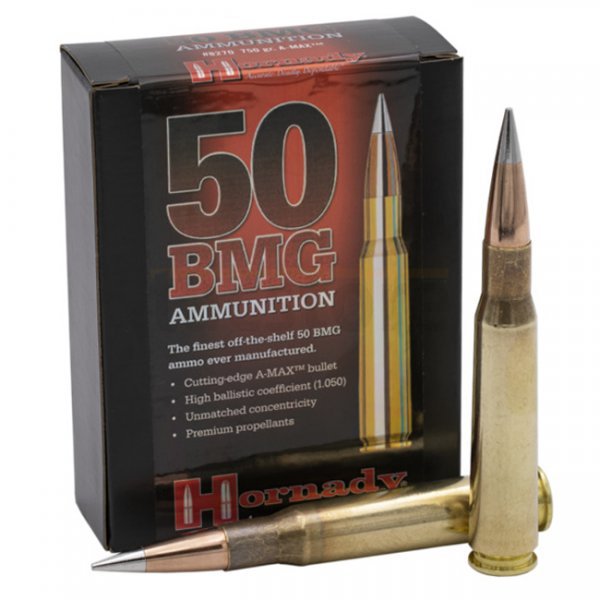 Hornady Match .50 BMG 750 gr / 48.6 g A-MAX 10rds