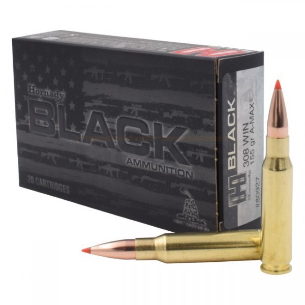 Hornady Black .308 Win 155 gr / 10 g A-MAX 20rds