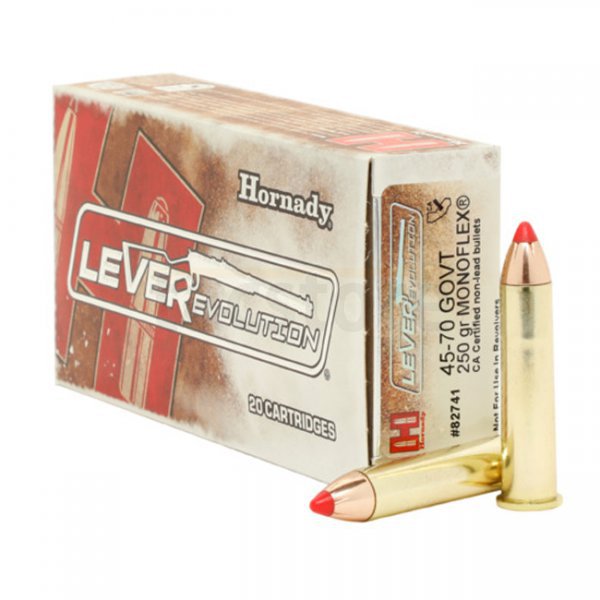 Hornady Leverevolution .45-70 Govt 250 gr / 16.2 g Monoflex 20rds