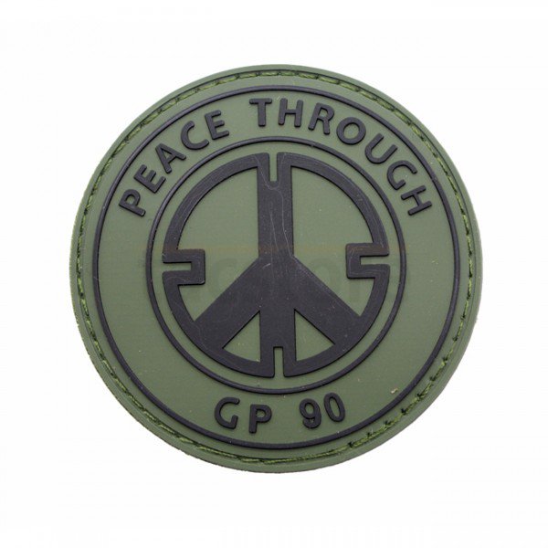 Pitchfork Peace Through GP90 Patch - Olive