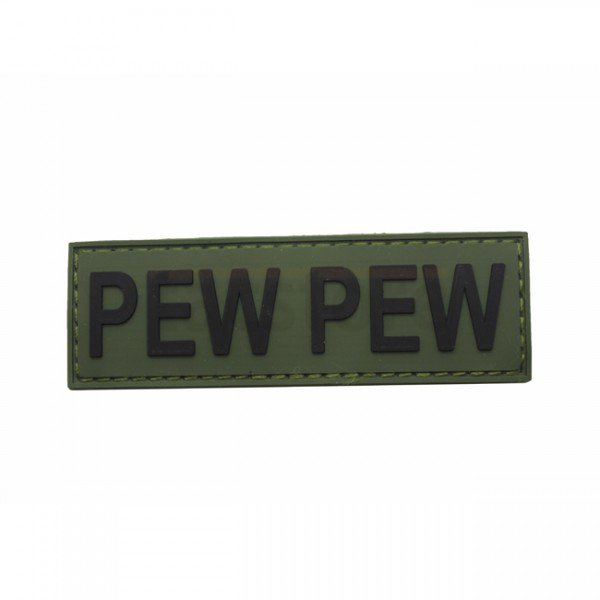 Pitchfork Pew Pew Patch - Olive