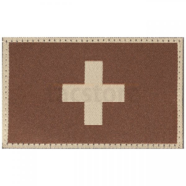 Clawgear Switzerland Flag Patch - Desert