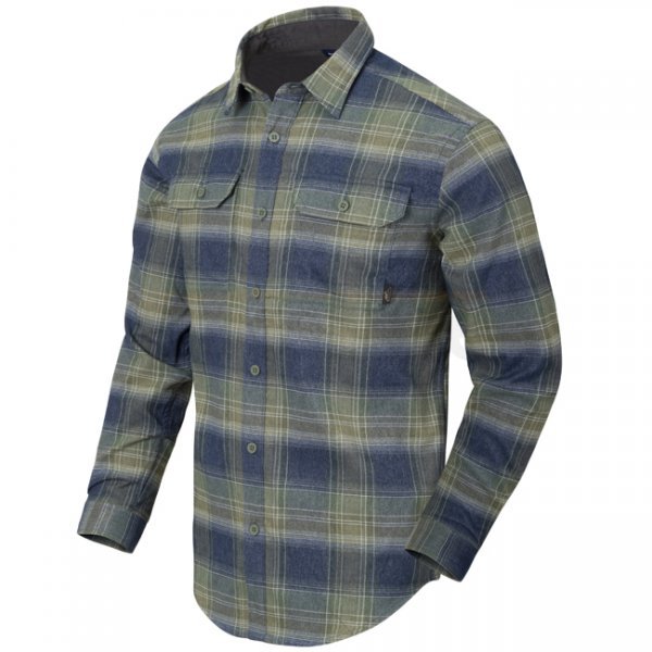 Helikon-Tex GreyMan Shirt - Blast Blue Plaid - L