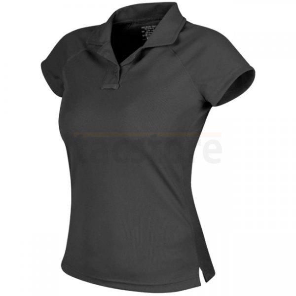 Helikon-Tex Women's UTL Polo Shirt TopCool Lite - Black - XS