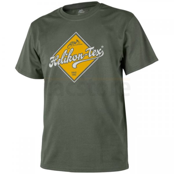 Helikon-Tex T-Shirt Helikon-Tex-Tex Road Sign - Olive Green - S