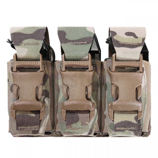 Warrior Laser Cut Triple 40mm Flash Bang Pouch - Multicam