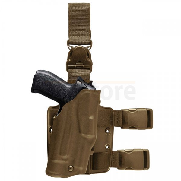 Safariland 6355 ALS Tactical Holster H&K VP9 & TacLight - Coyote - Links