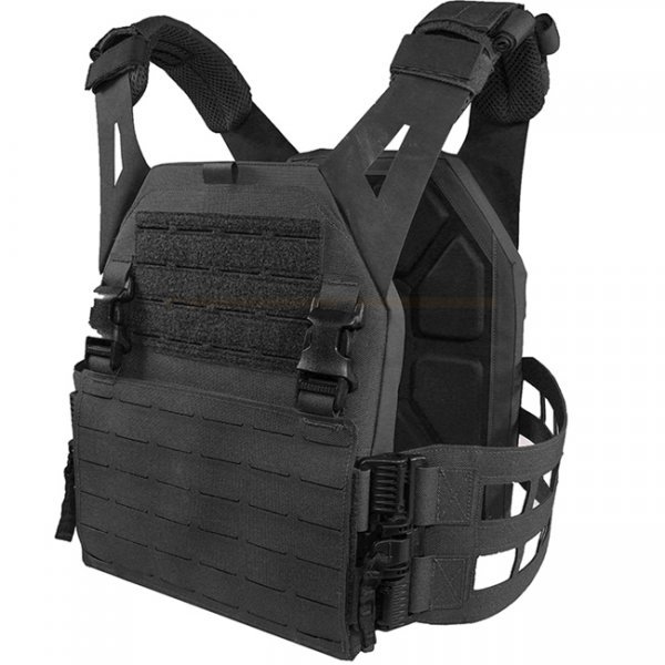 Warrior Laser Cut LPC Low Profile Carrier Ladder Sides V2 - Black L