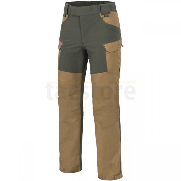 Helikon-Tex Hybrid Outback Pants Duracanvas - Coyote / Taiga Green - 2XL - XLong