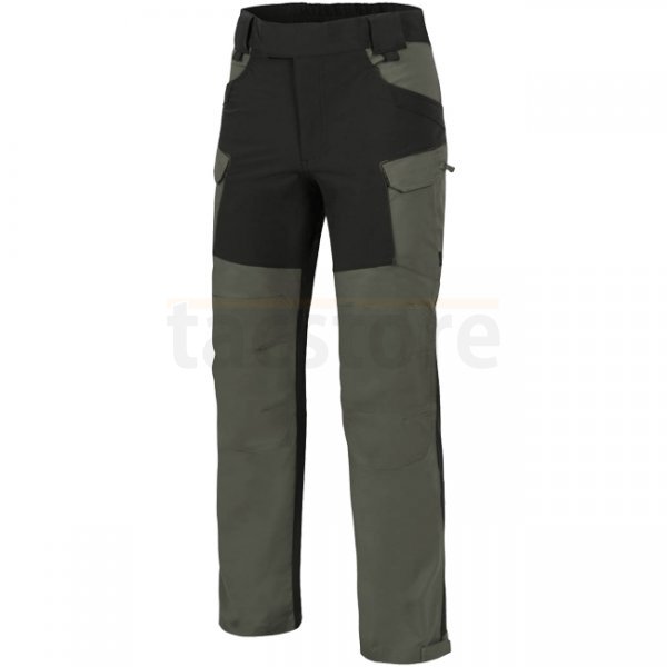 Helikon-Tex Hybrid Outback Pants Duracanvas - Taiga Green / Black - 4XL - XLong