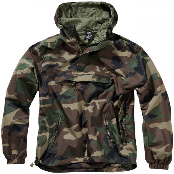 Brandit Summer Windbreaker - Woodland - M